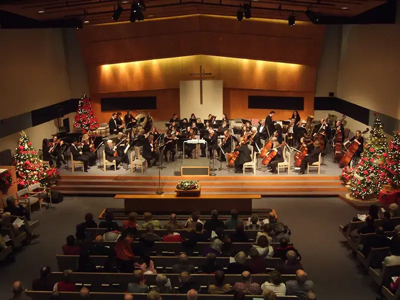 Interior Scarborough Citadel with SPO on stage