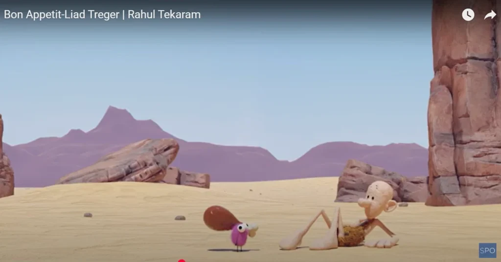 Opening screen for video Bon Appetit